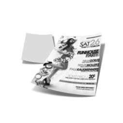 100 impressões preto e branco, frente