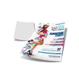 100 impressões coloridas, frente